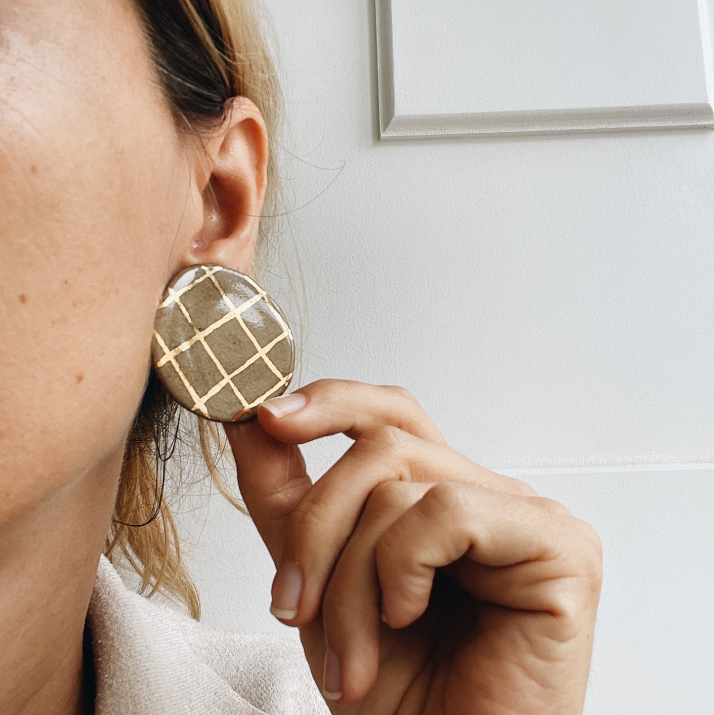 Maria Isabel Brown Earrings