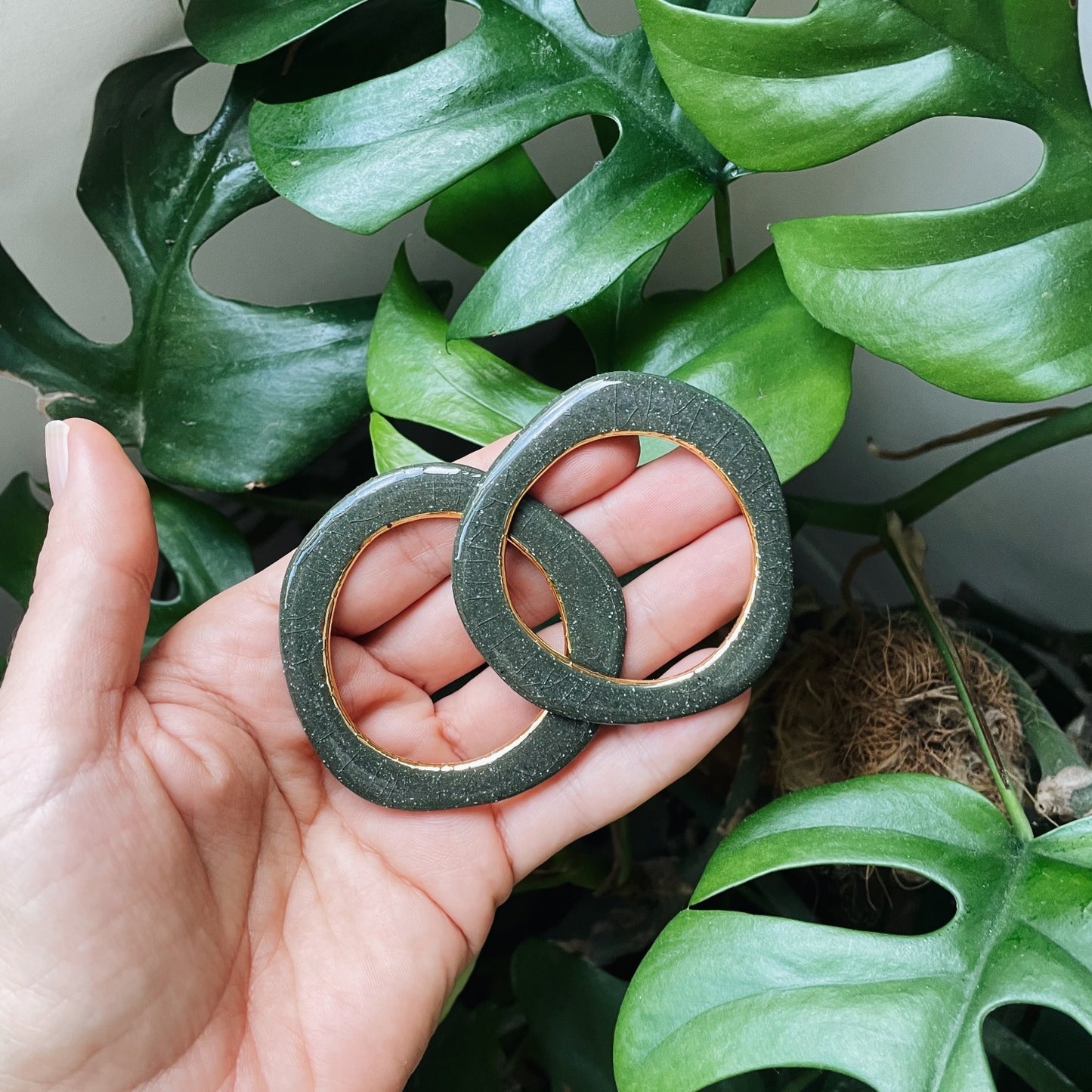 Antônia Green Gold Earrings