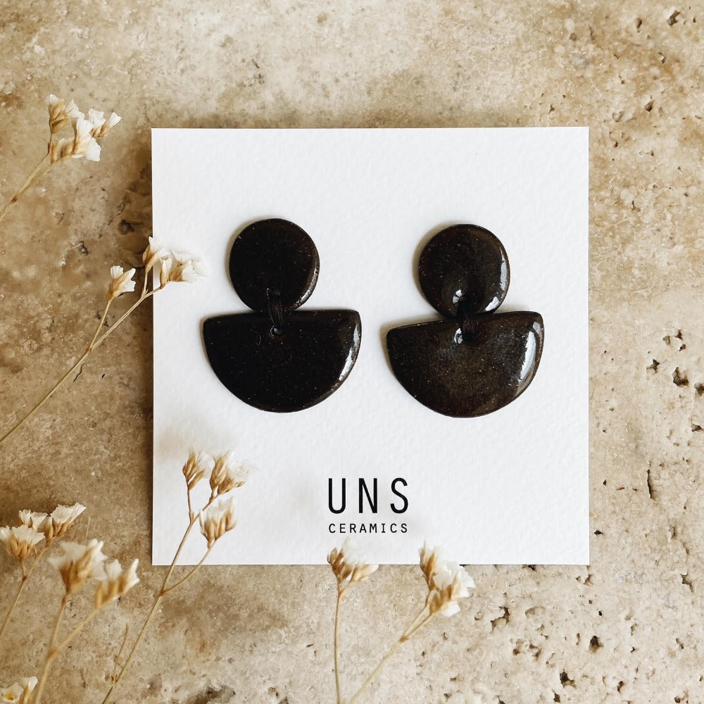 Ceci Corten Ceramic Earring