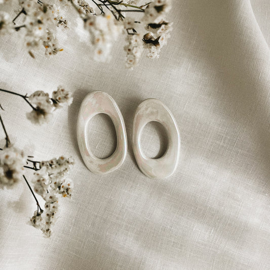 Marie Valentine pearl Ceramic Earring