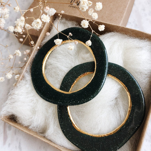 Antônia Green Gold Earrings