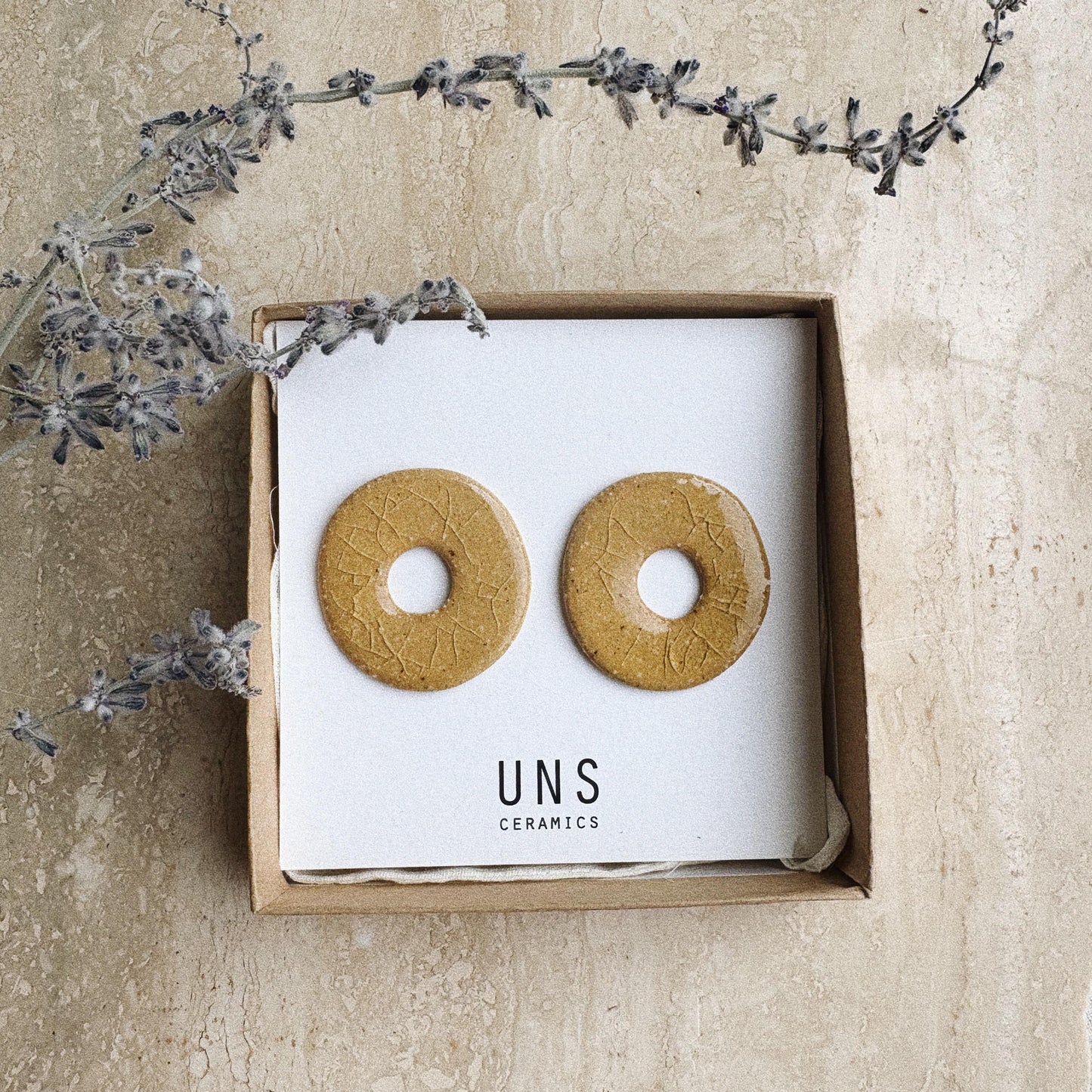 Paula  Ocher Earrings